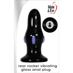 Adam & Eve Plug en verre vibrant Rear Rocker 8.5 x 4cm